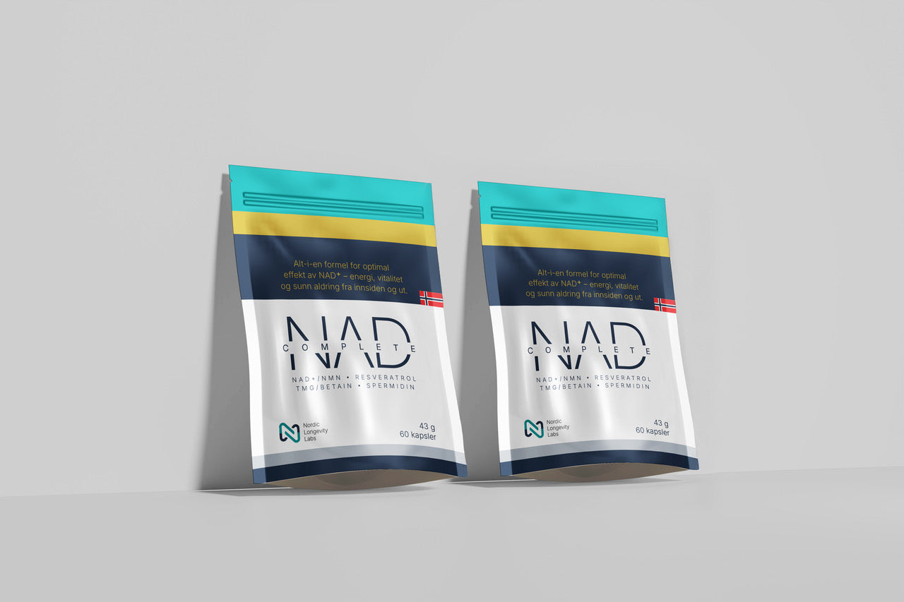 DU/NL/BE - 2 x NAD Compleet (NMN, TMG, Resveratrol, Spermidine) 